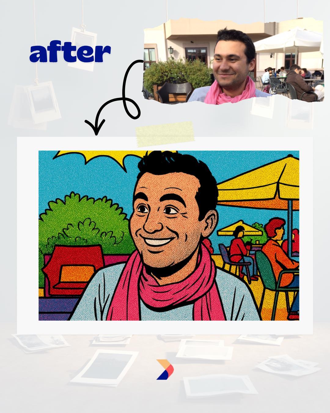 Customized Comic Style Portrait from Photo - Couple, Family, Pet Gift, American Comic style, Manga Style, French Comic, Webtoon, Pop Art