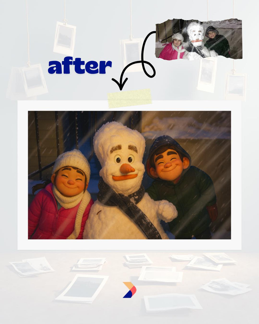 Customized Pixar Style Portrait from Photo - Couple, Family, Pet Gift, Animated Style Portraits, Digital 3D Portrait, Digital Pixar Art