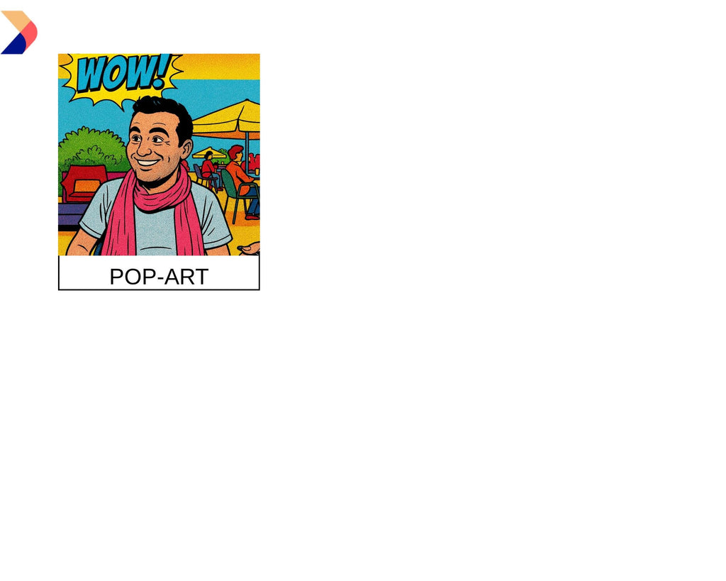 Customized Comic Style Portrait from Photo - Couple, Family, Pet Gift, American Comic style, Manga Style, French Comic, Webtoon, Pop Art